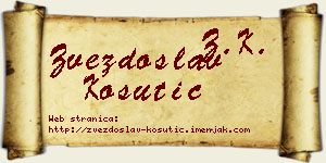 Zvezdoslav Košutić vizit kartica
